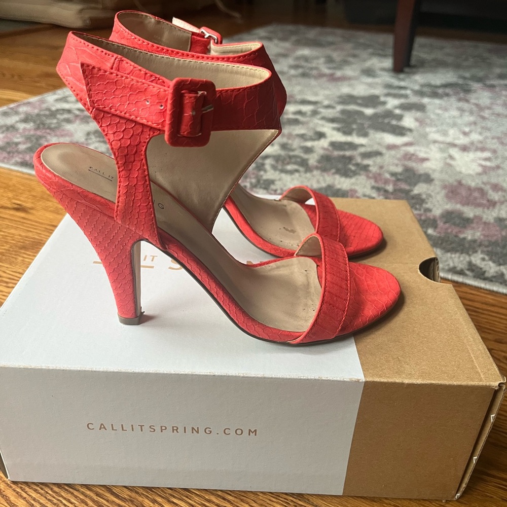 Call it Spring Coral Heels